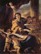 St Cecilia Poussin